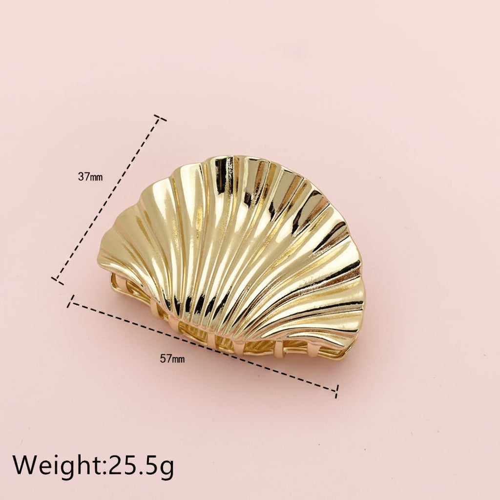 Shell Shape Hair Claw Clips