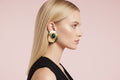 Stone Geometric Earrings