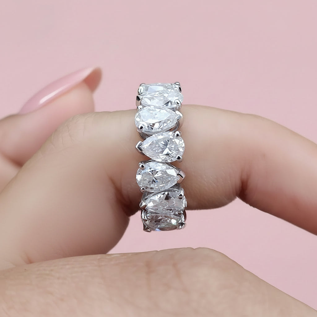 Lab Diamond Tennis Rings