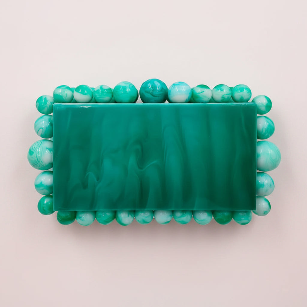 Bubbles Acrylic Clutch Bag