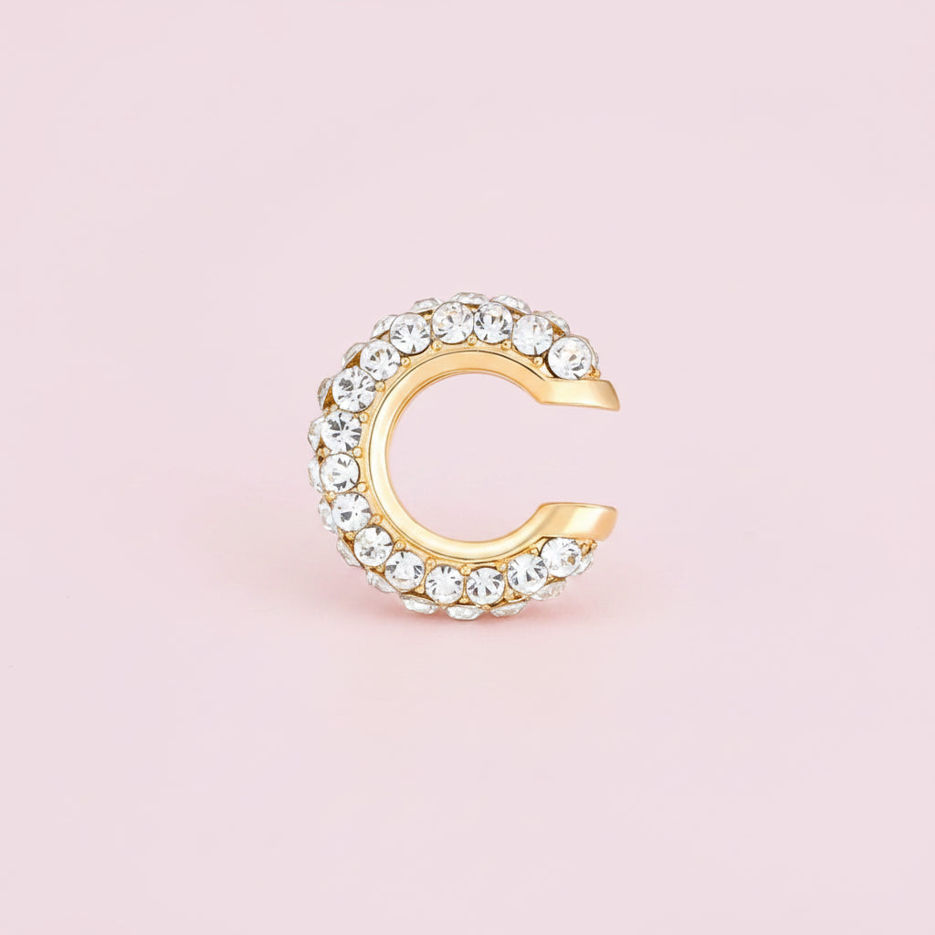 Rhinestone Studded Earcuffs