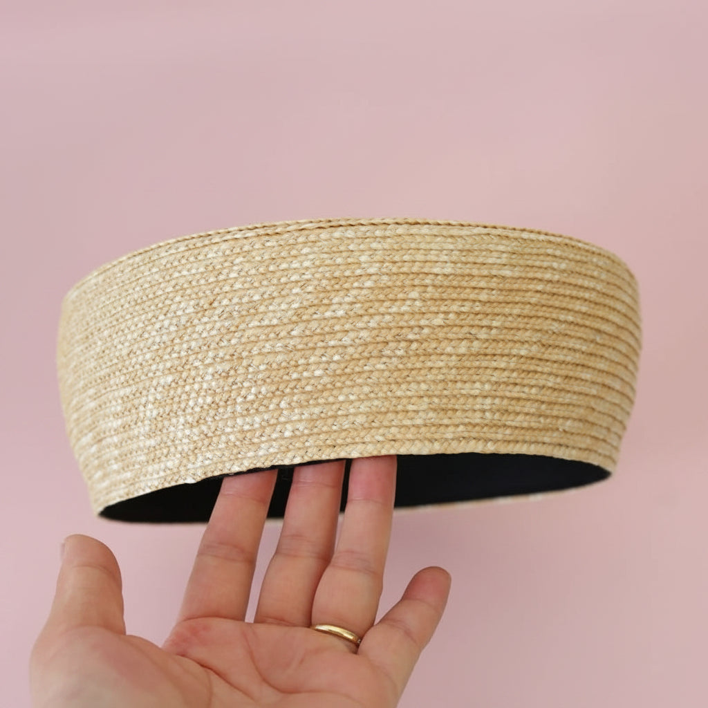 Pillbox Straw Hat