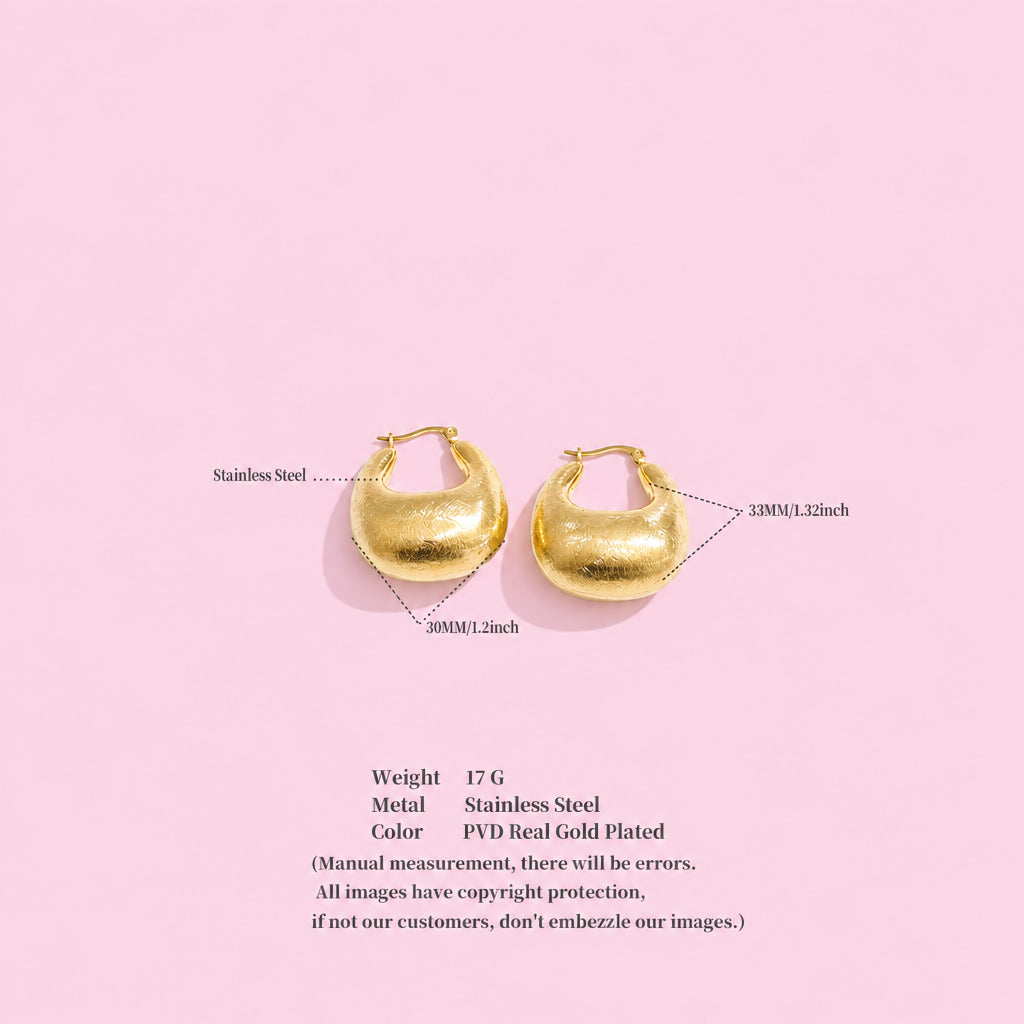 Chunky Hoop Earrings