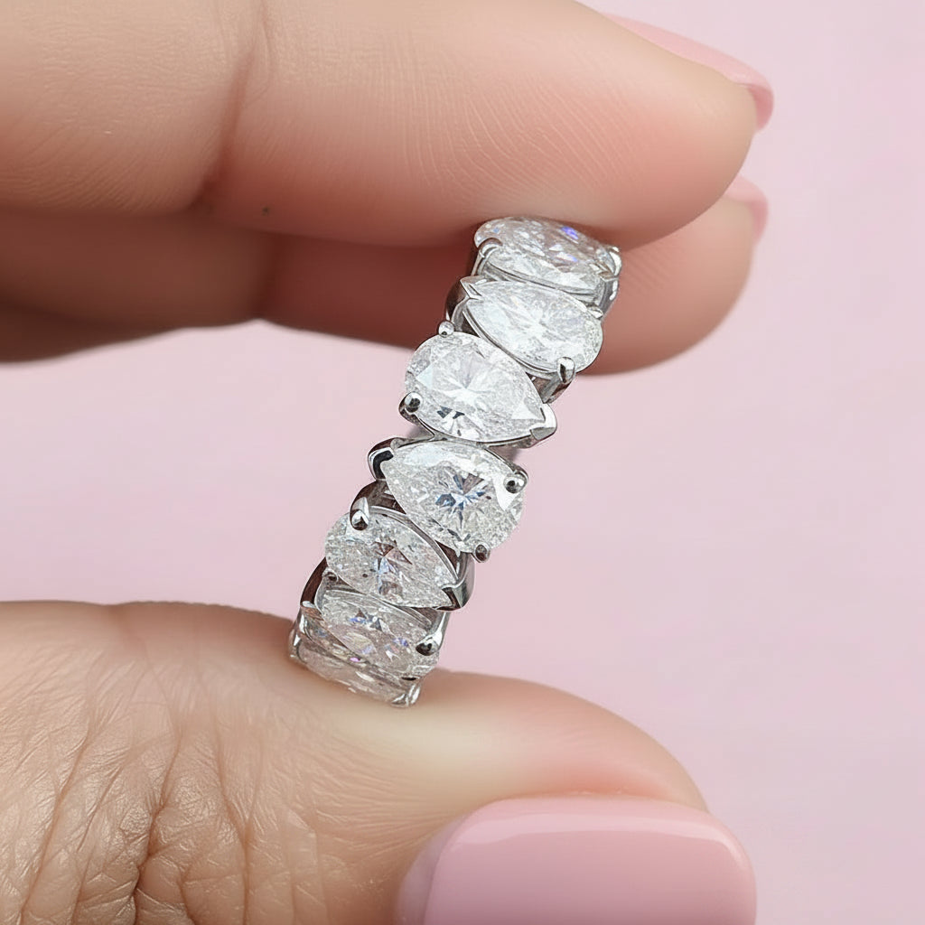 Lab Diamond Tennis Rings