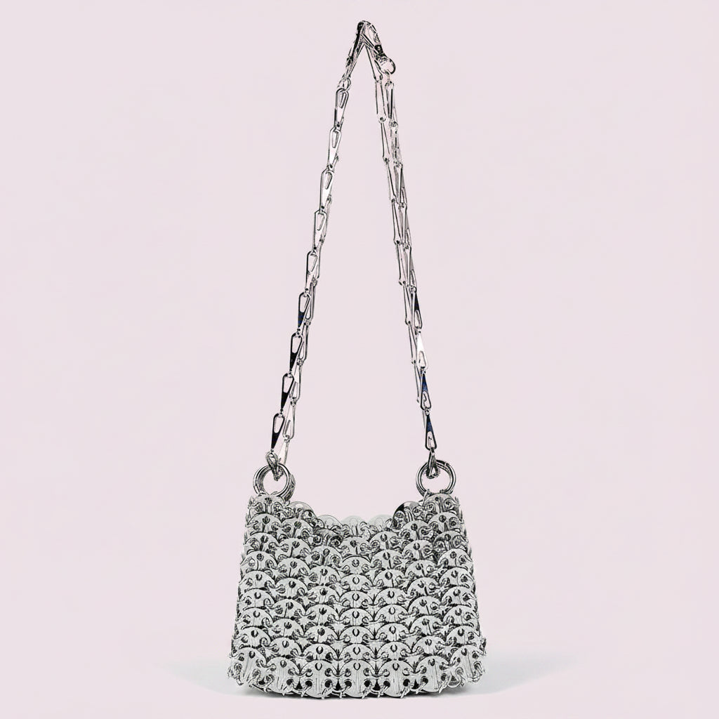 Metal Sequin Beaded Bag