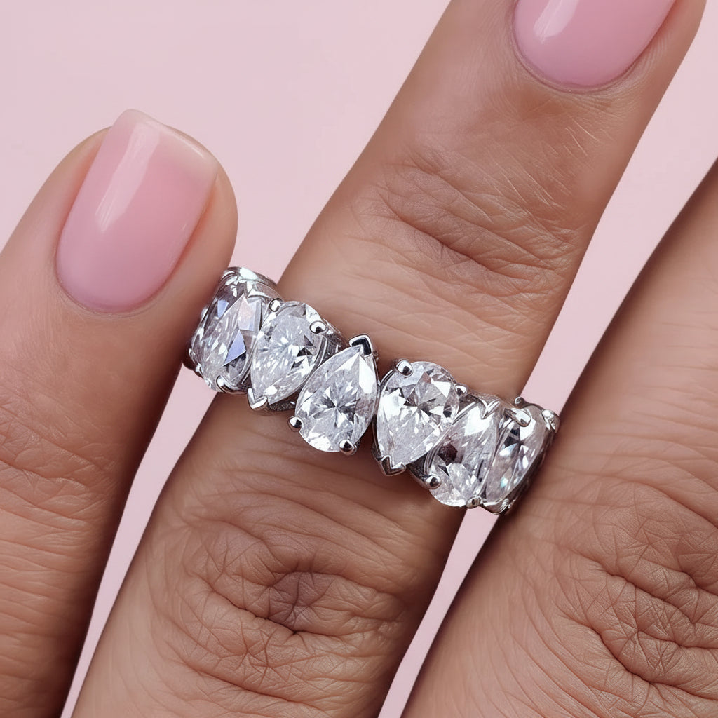Lab Diamond Tennis Rings