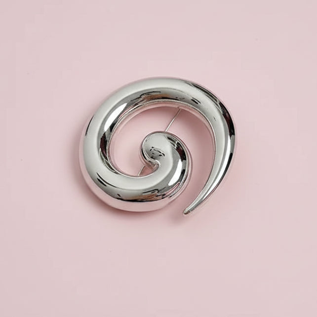 Spiral Pin Brooch