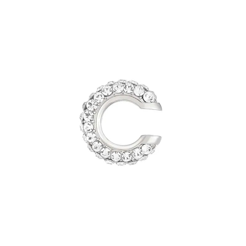 Rhinestone Studded Earcuffs