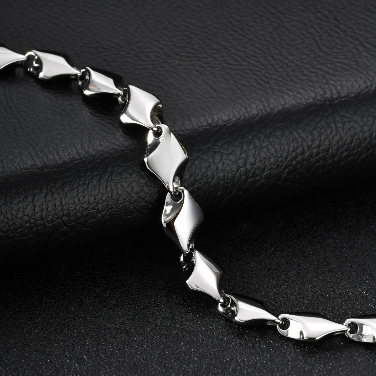 Geometric Chain Bracelet