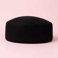 Pillbox Wool Hat