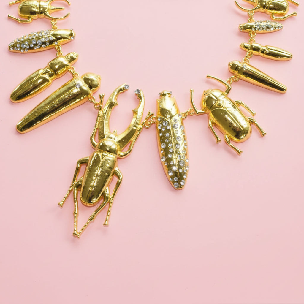 Bug Insect Charms Necklace