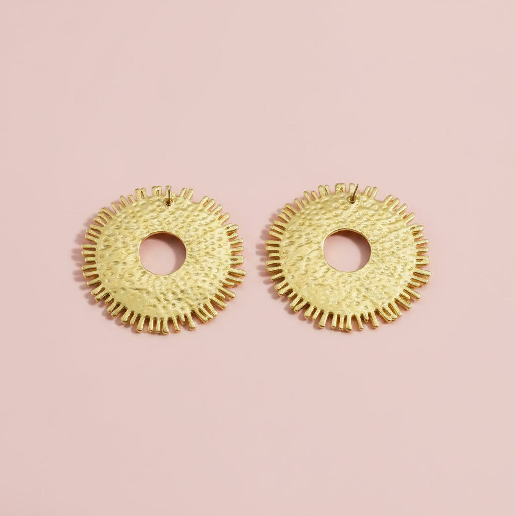 Big Sun Statement Earrings
