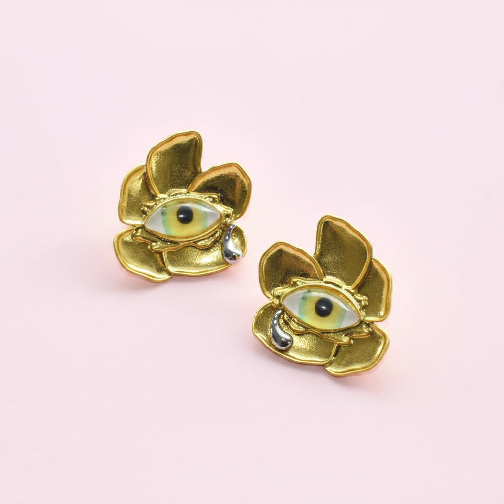 Flower Eyes Earrings