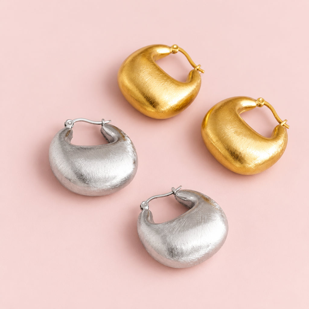 Chunky Hoop Earrings