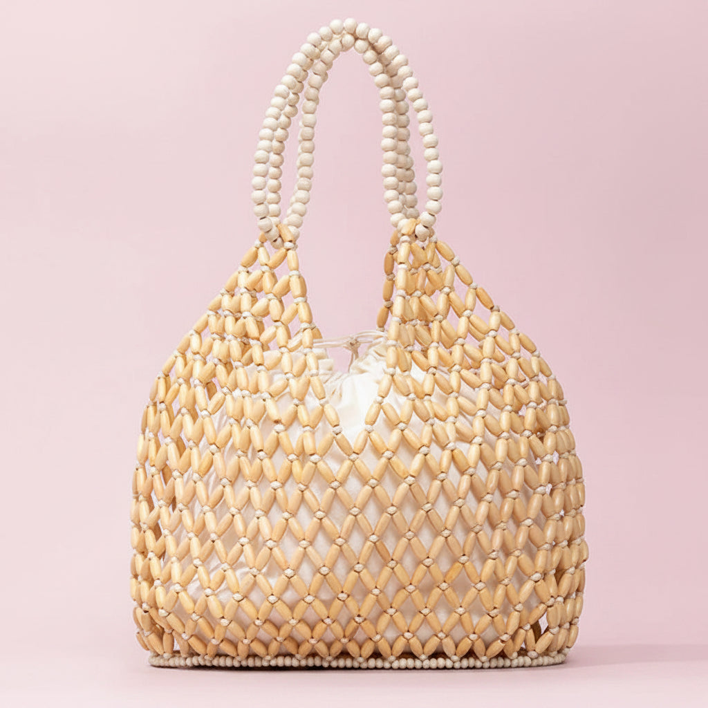 Handmade Woven Beaded Handbag
