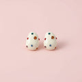 Enamel Studded Earrings