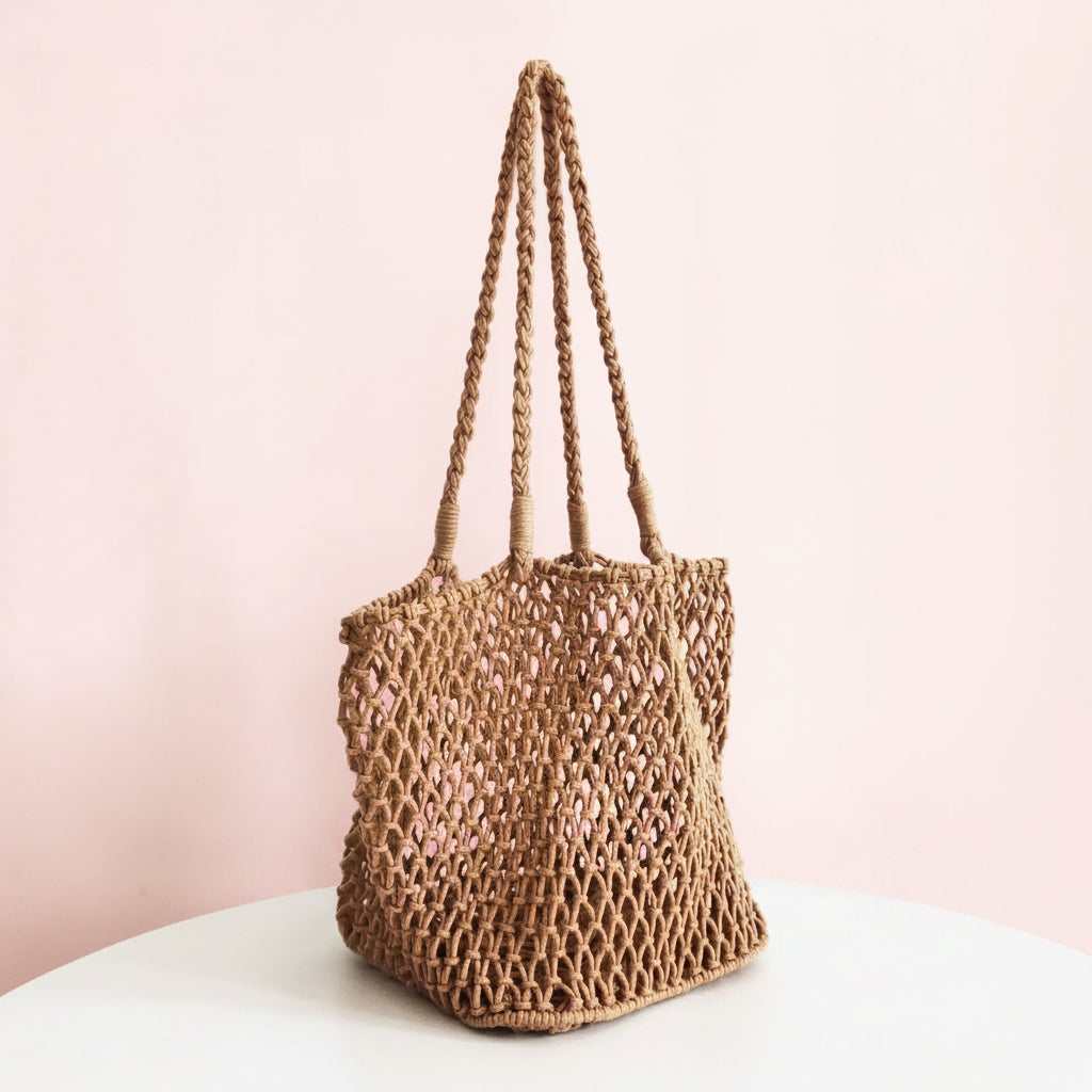 Crochet Beach Tote Bag