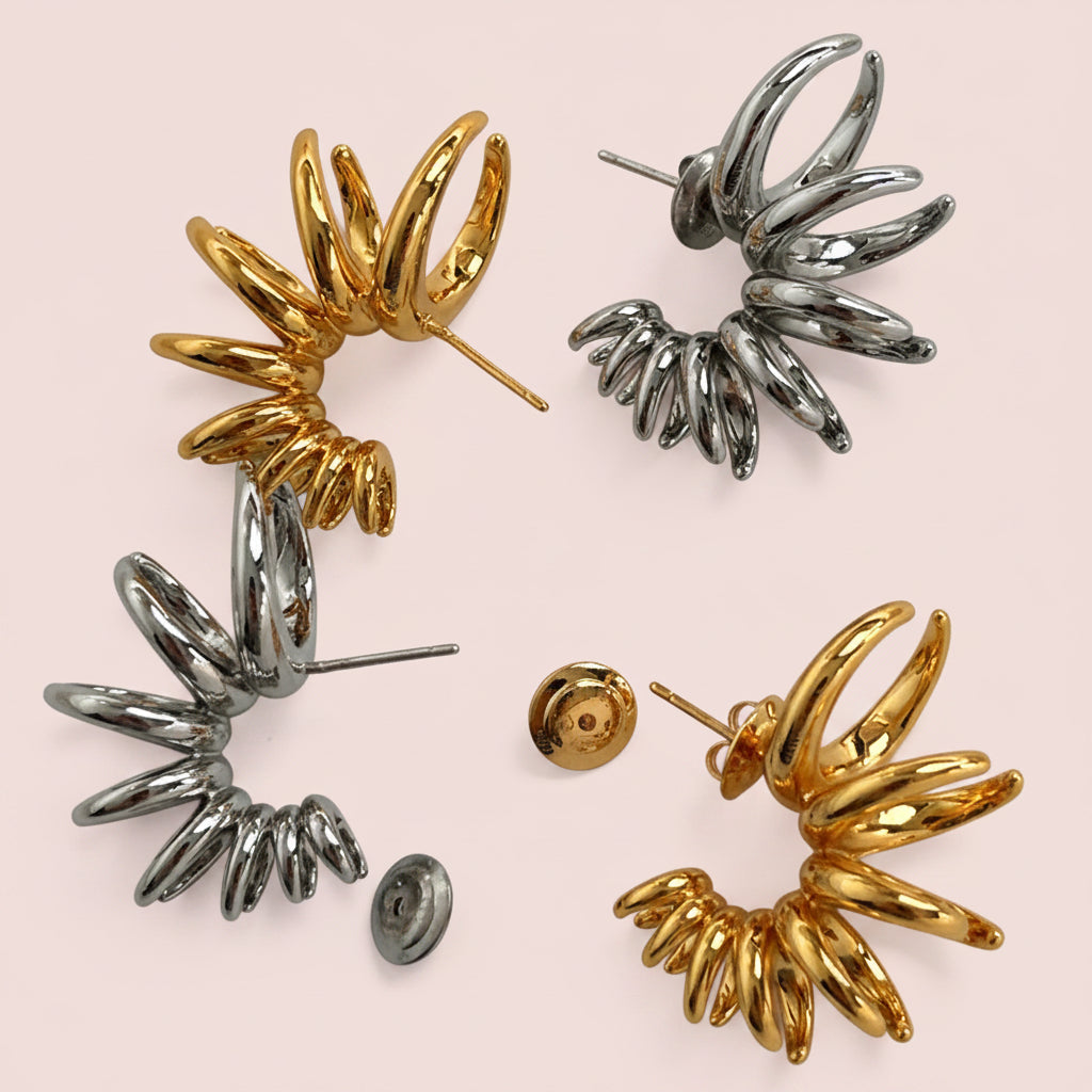 Sculptural Curved Earrings