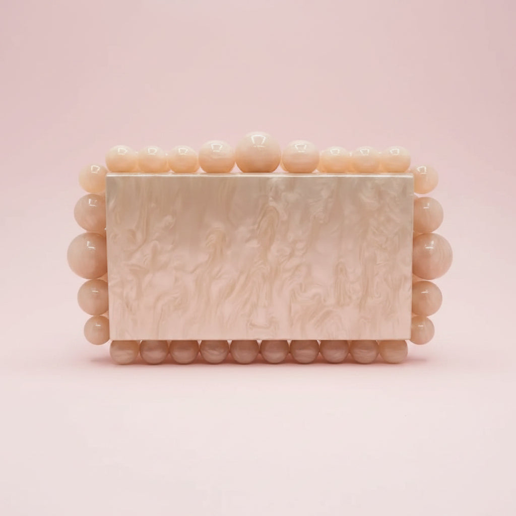 Bubbles Acrylic Clutch Bag