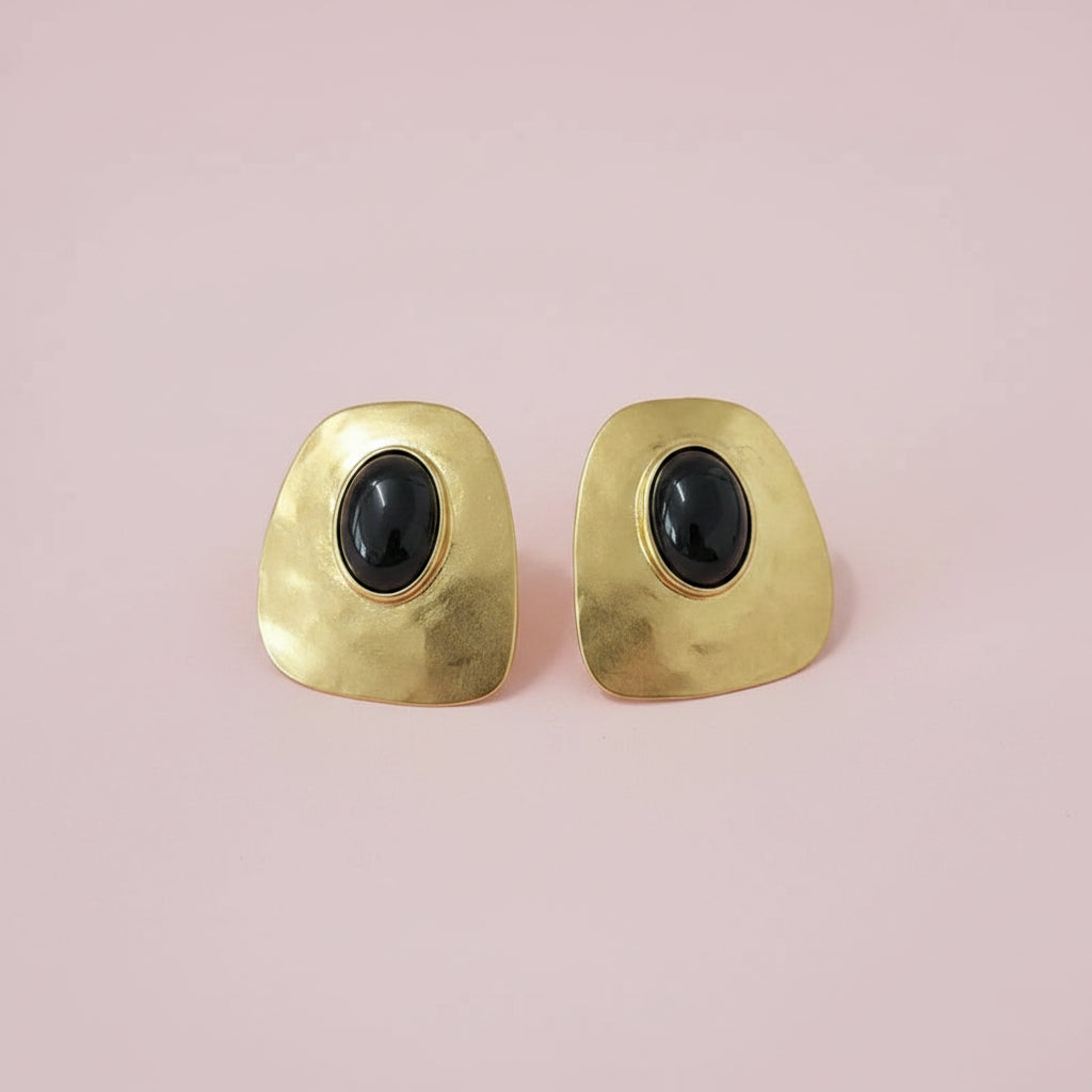 Stone Geometric Earrings