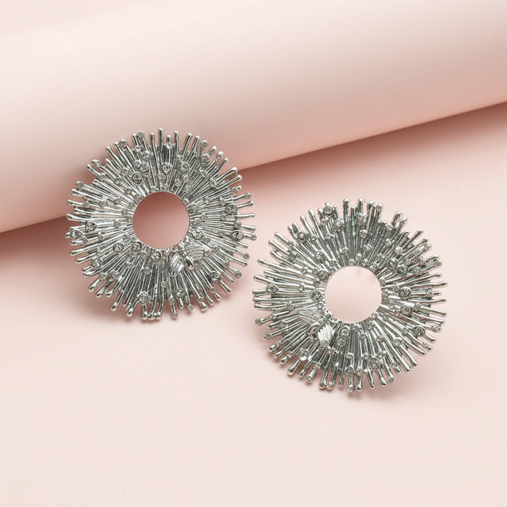 Big Sun Statement Earrings