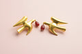 Dove Bird Stone Earrings