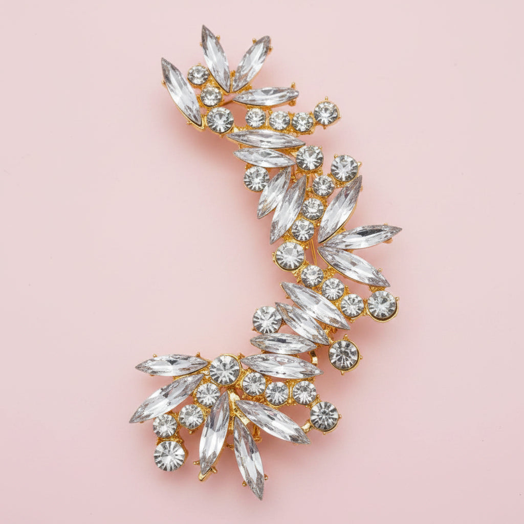 Single Water Diamond Ear Cuff