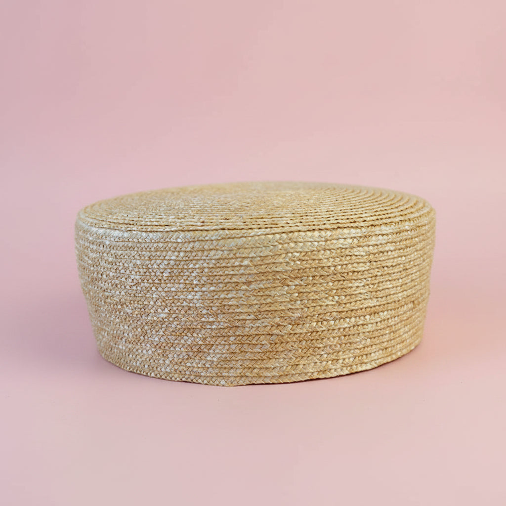 Pillbox Straw Hat