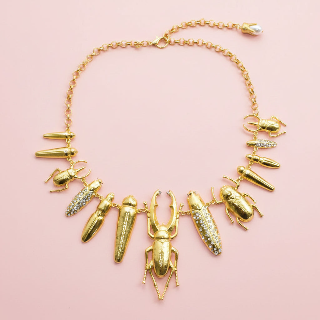 Bug Insect Charms Necklace