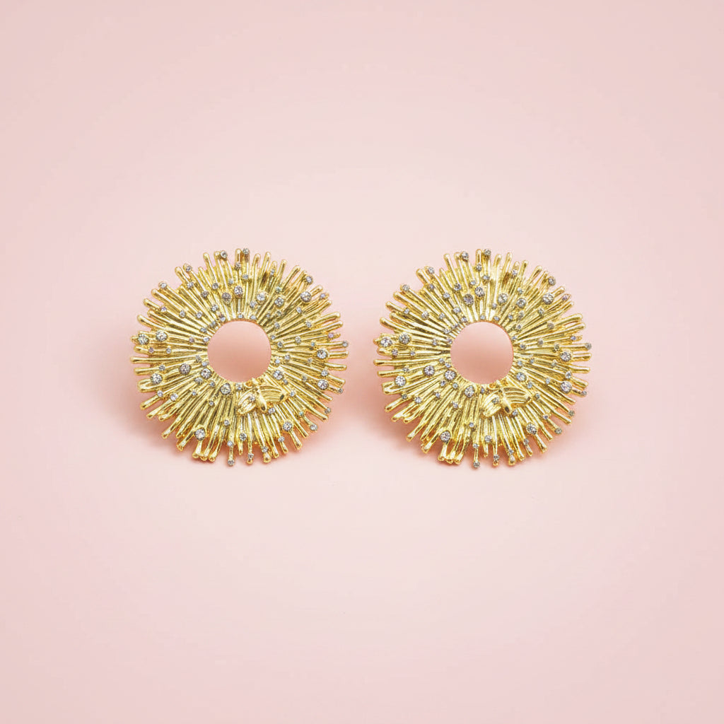 Big Sun Statement Earrings