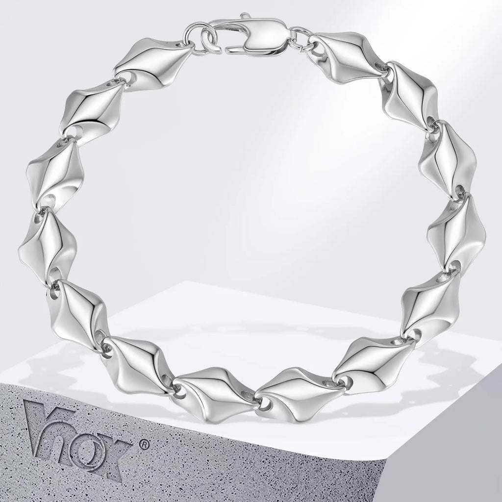 Geometric Chain Bracelet