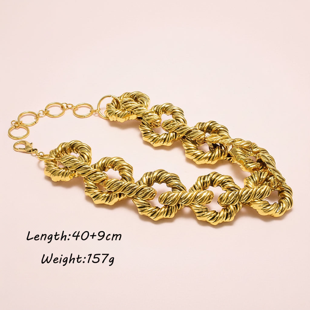 Chunky Baroque Chain Necklace