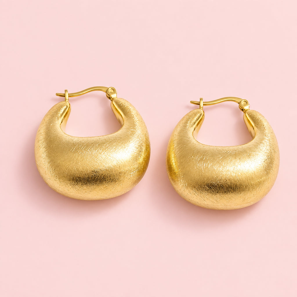 Chunky Hoop Earrings