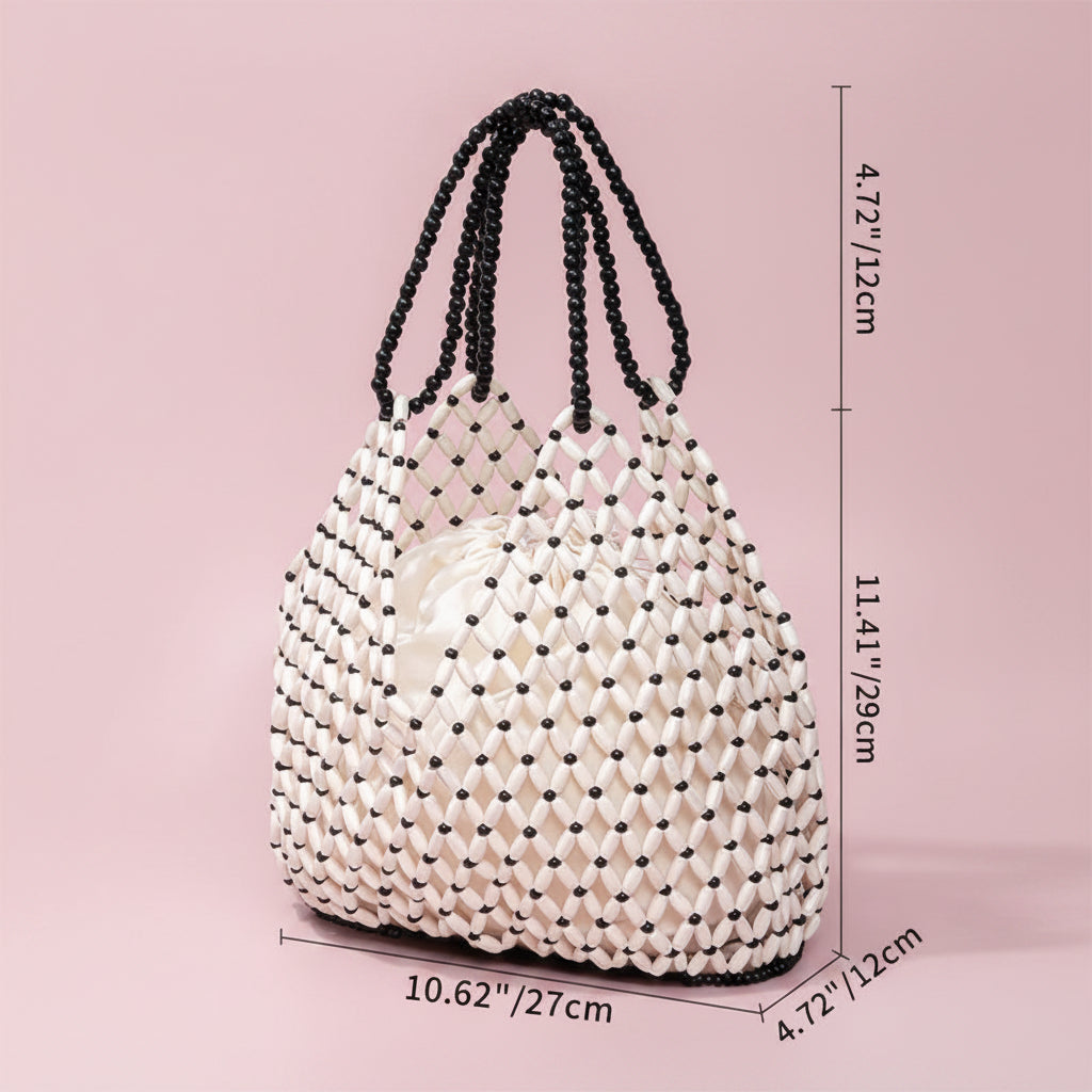 Handmade Woven Beaded Handbag