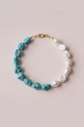 Baroque Pearl & Turquoise Stone
