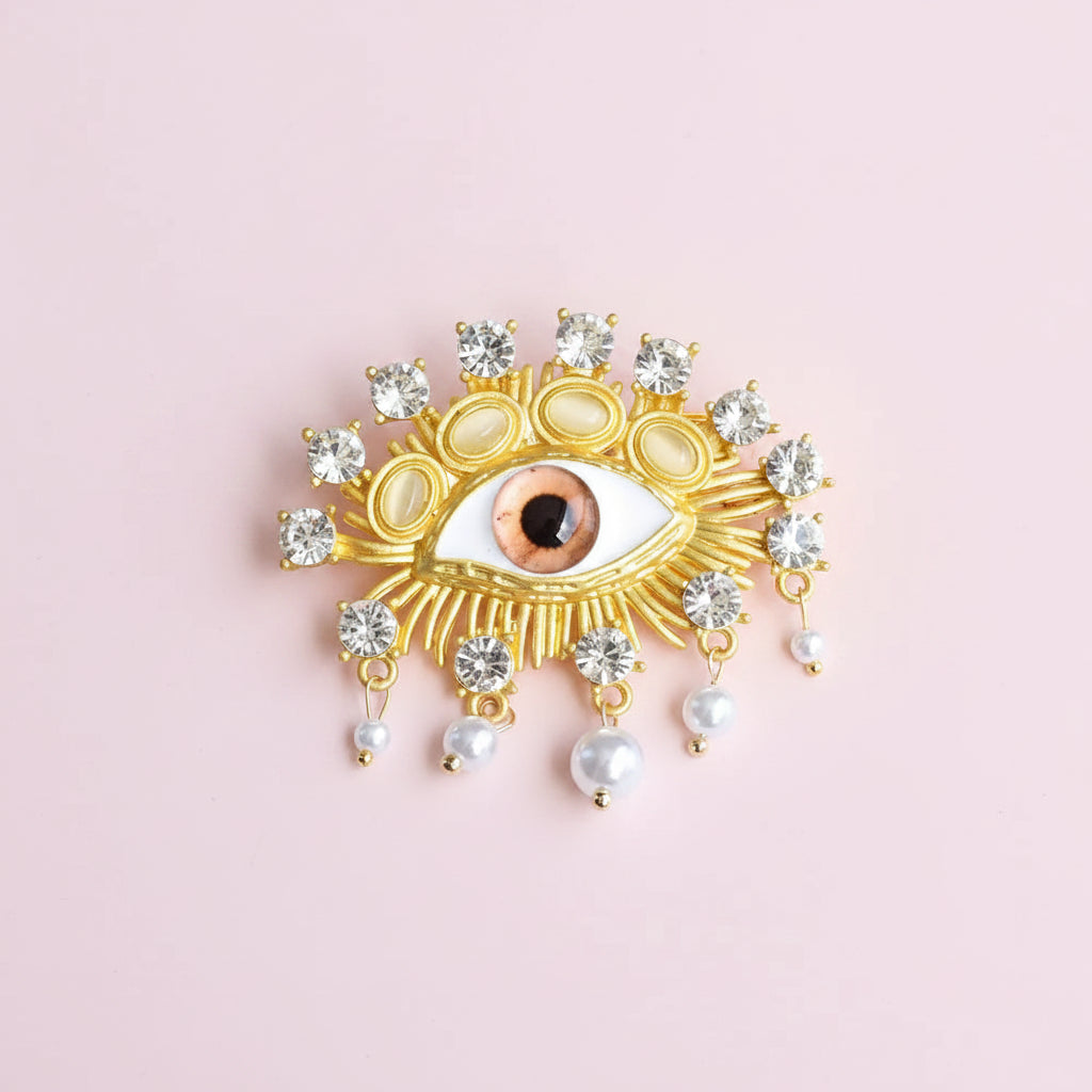 Evil Eye Brooch