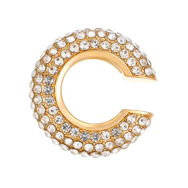 Rhinestone Studded Earcuffs