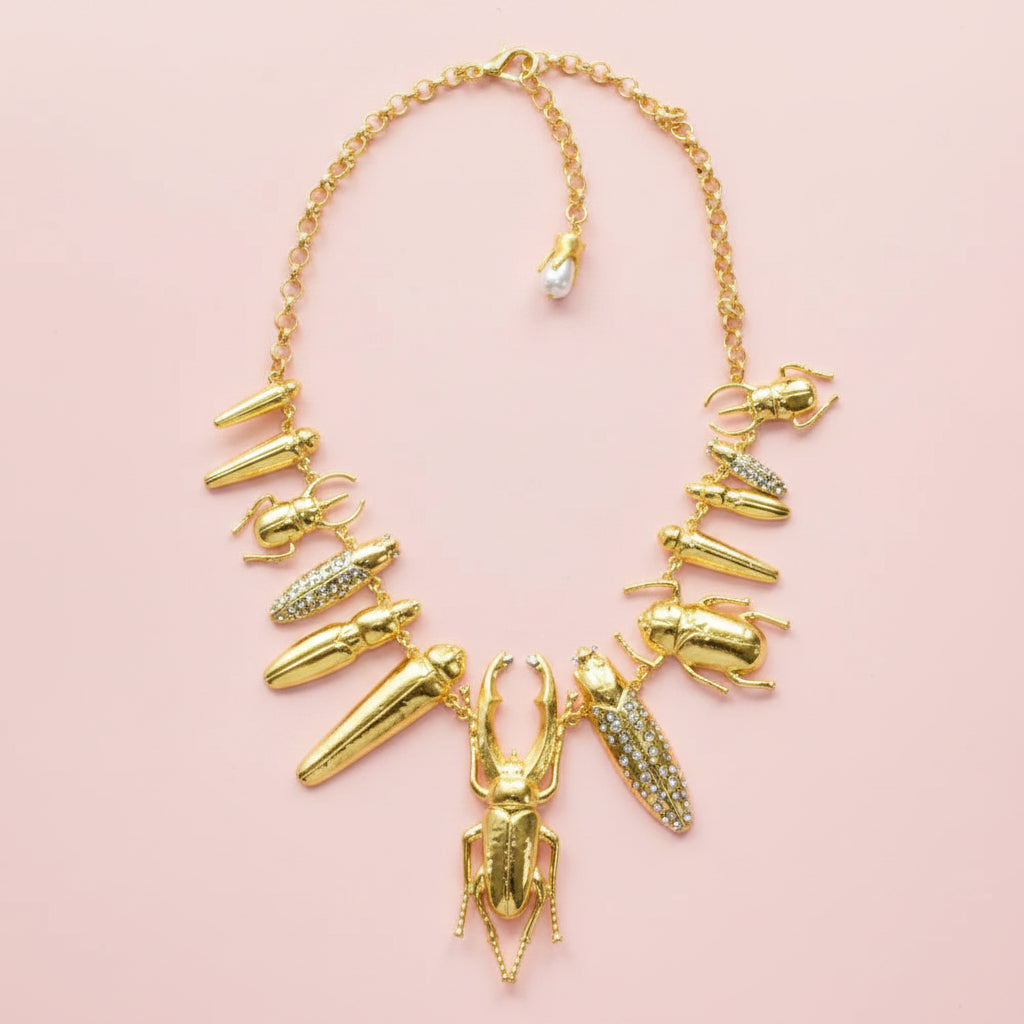 Bug Insect Charms Necklace