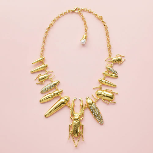 Bug Insect Charms Necklace