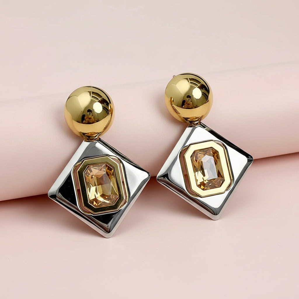 Geometric Chunky Earrings