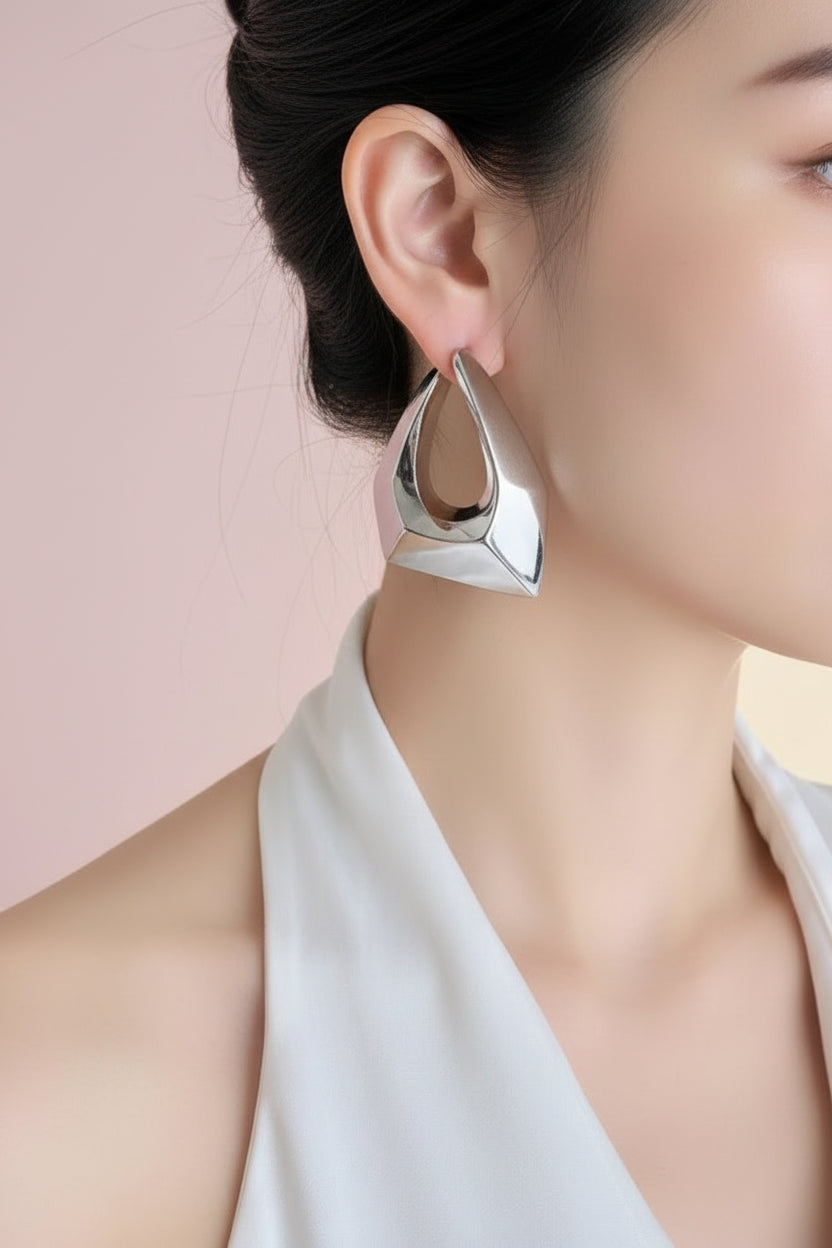 Geometric Statement Earrings