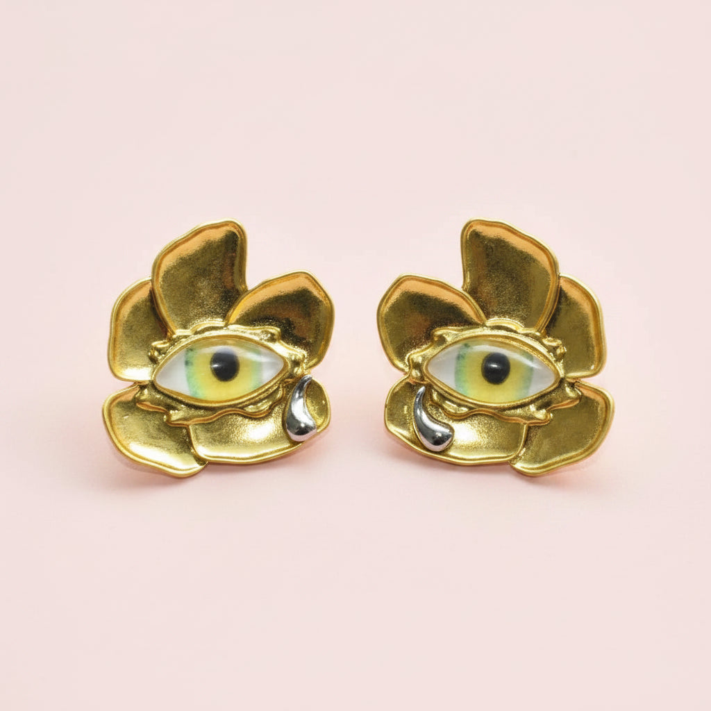Flower Eyes Earrings