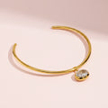 Zircon Pendant Necklace
