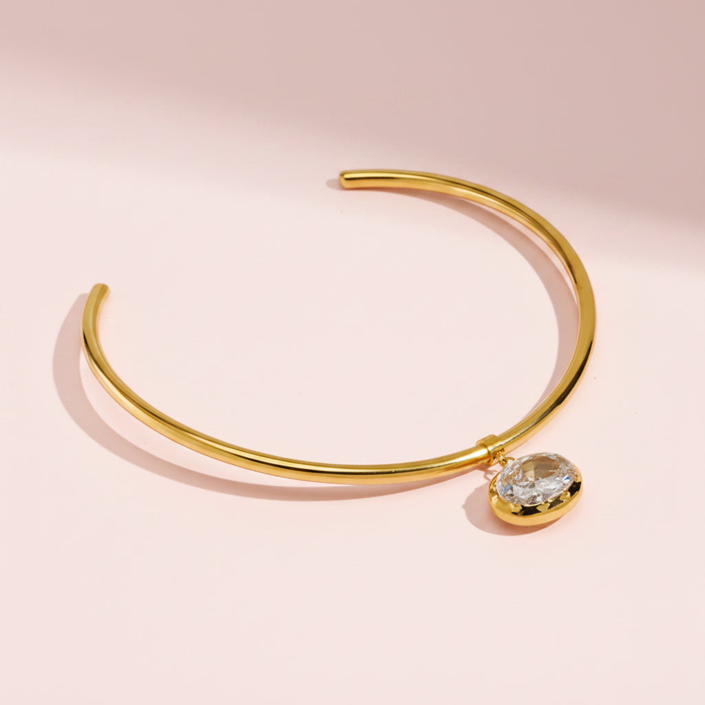 Zircon Pendant Necklace