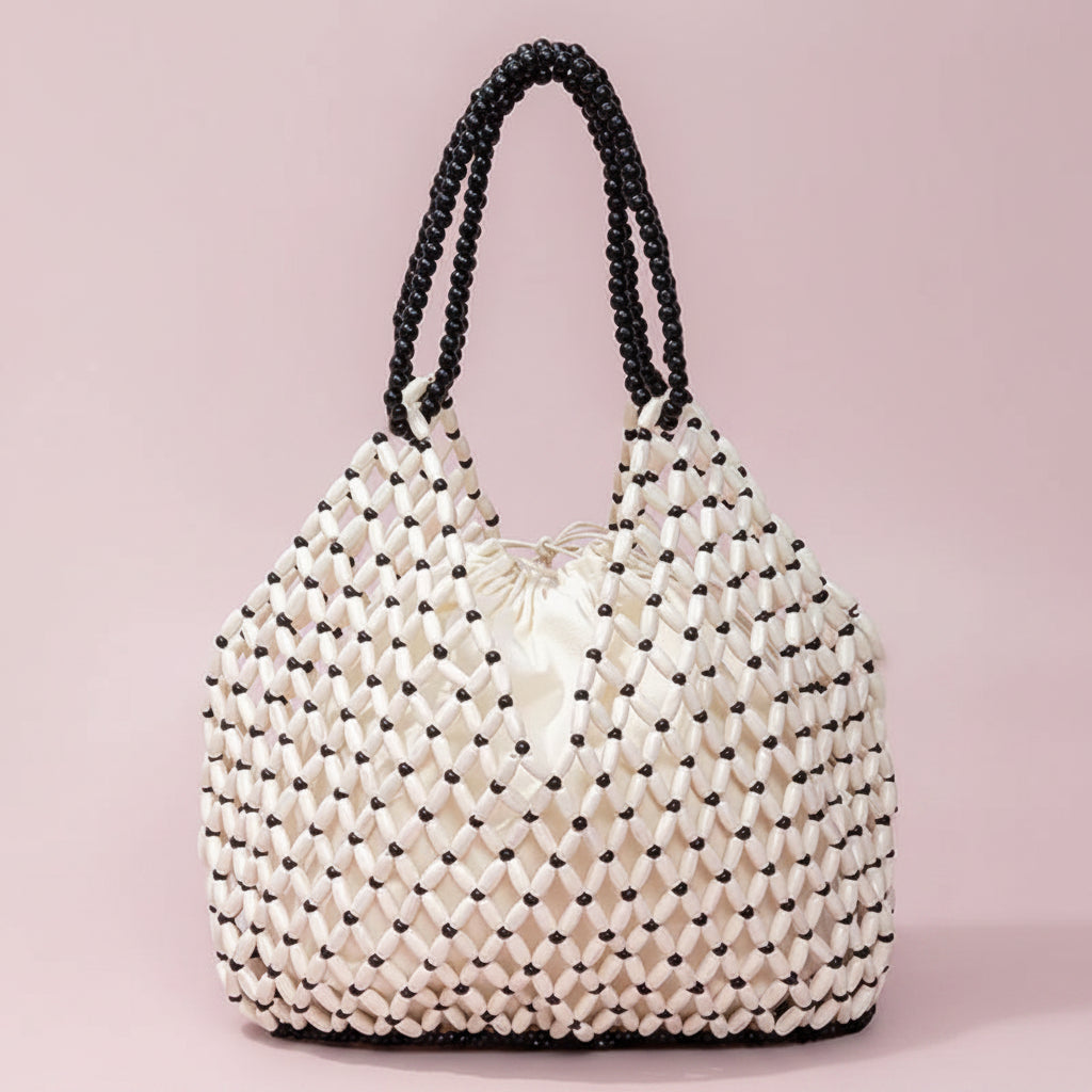 Handmade Woven Beaded Handbag