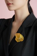 Mask Pierced Lips Brooch