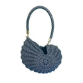 Woven Crochet Conch Shell Shape Bag