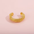 Statement Lava Textured Bracelet
