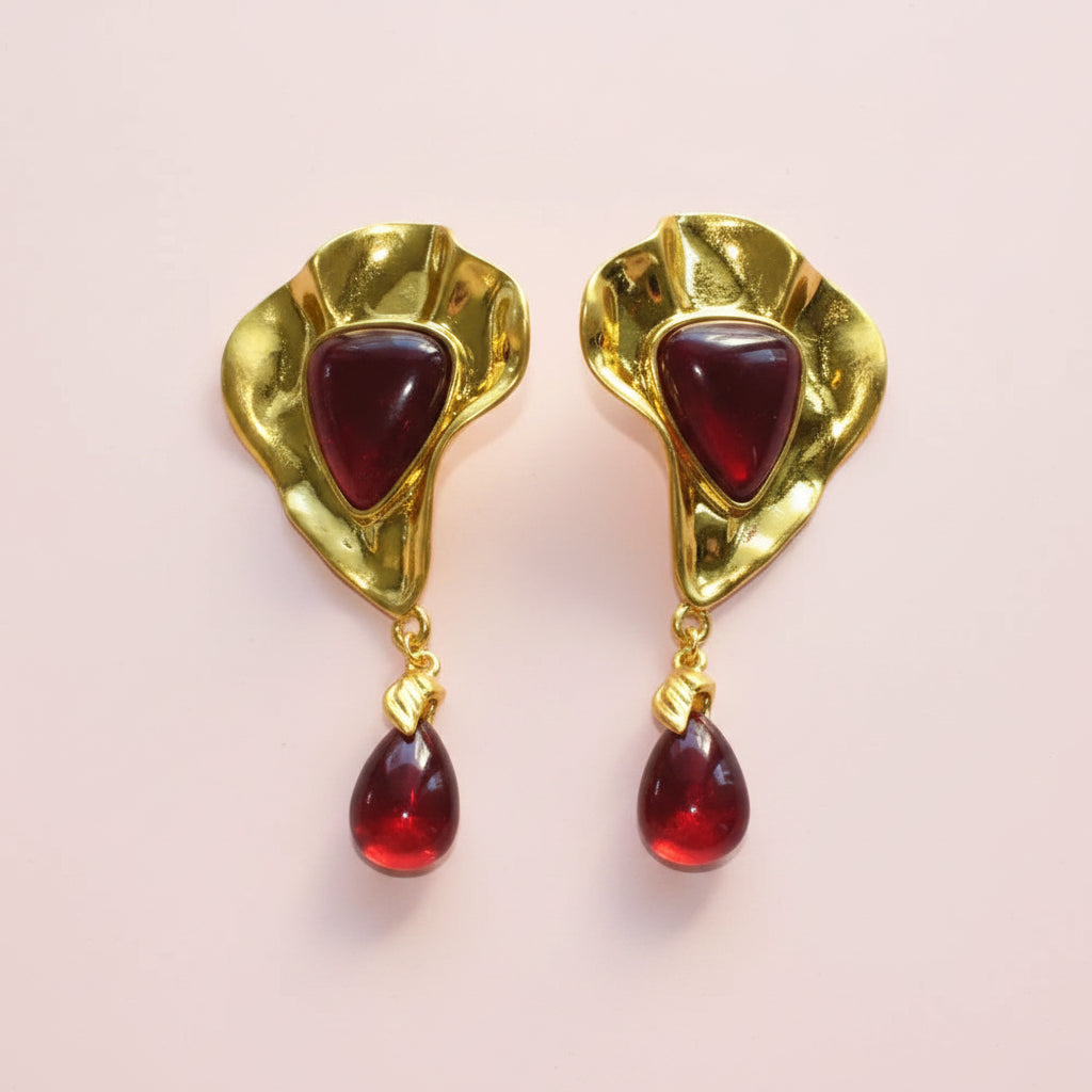Statement  Water Drop Dangle Earrings