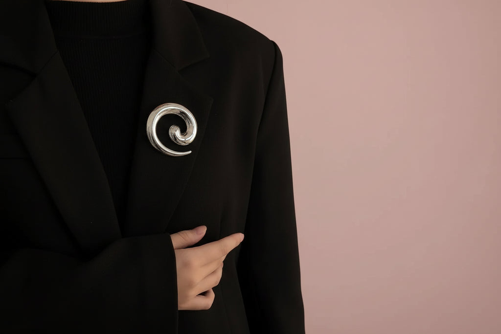 Spiral Pin Brooch